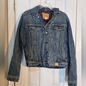 Abercrombie & Fitch Denim Jacket Fleece Lined XL